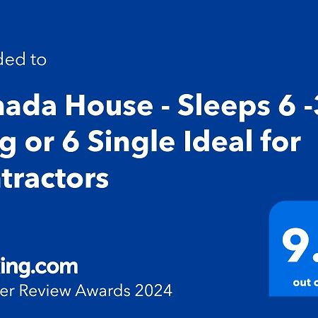 וורינגטון Canada House - Sleeps 6 -3 King Or 6 Single Ideal For Contractors מראה חיצוני תמונה
